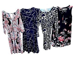 Women's Medium 8 10  Dresses Wholesale Bulk Lot of 4 M Dress